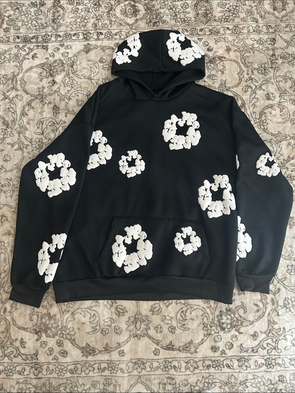 denim tears hoodie size medium